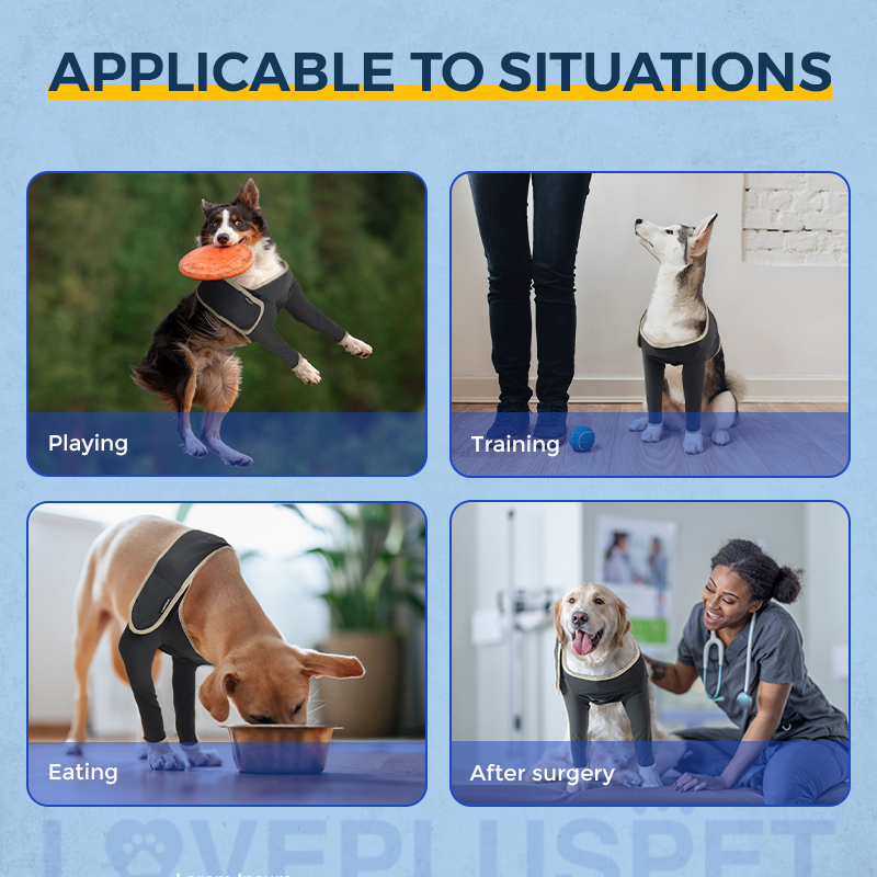 Front Leg Elbow Licking Sleeve for Dogs