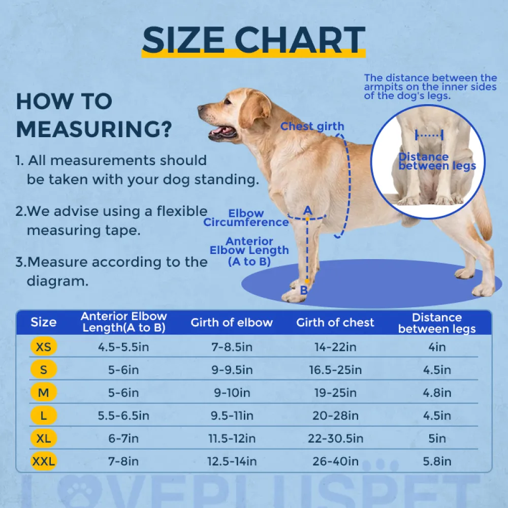 Dog Double Elbow & Shoulder Brace