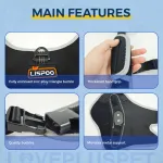 Dog Knee Brace with Metal Hinge Support for Acl