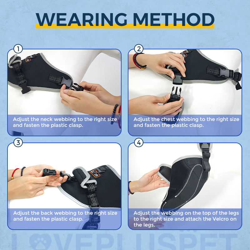 Dog Knee Brace with Metal Hinge Support for Acl