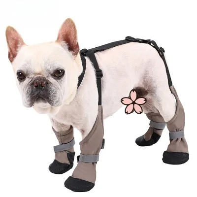 Warm And Dirt-Proof Dog Outdoor Shoes 02