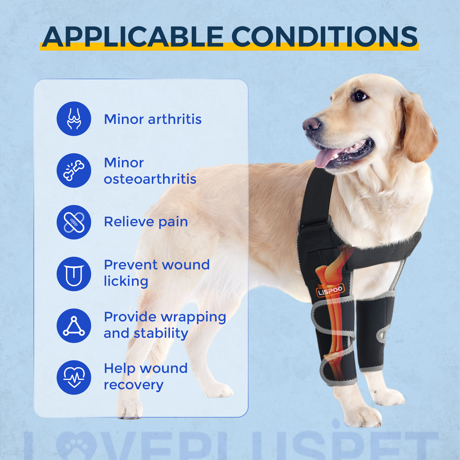 Nursing Dog Front Elbow Brace