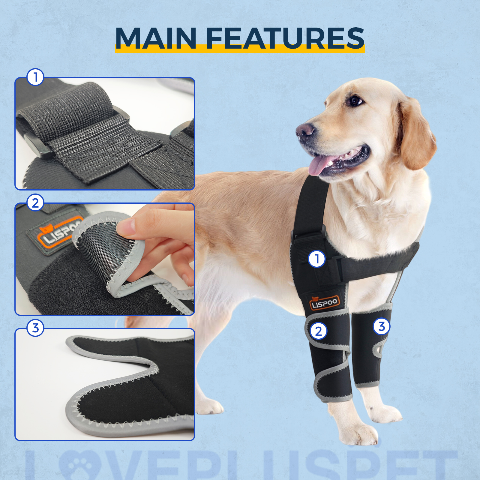 Nursing Dog Front Elbow Brace