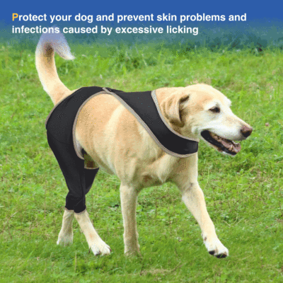 Dog Hind Leg Sleeves to Prevent Licking 02