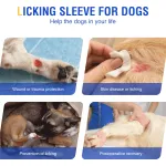 Dog Hind Leg Sleeves to Prevent Licking
