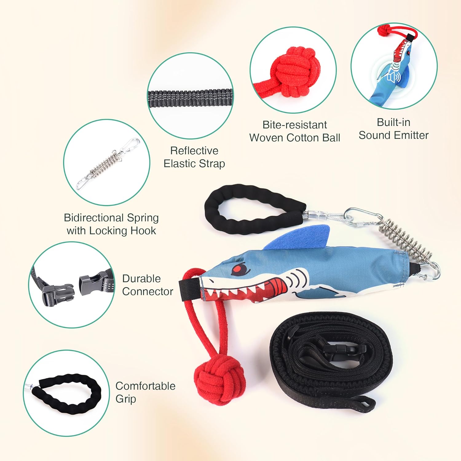 Dog Tug of War Interactive Toy