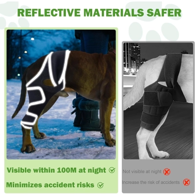 Dog Four-Legged Universal Arthritis Knee Brace 02