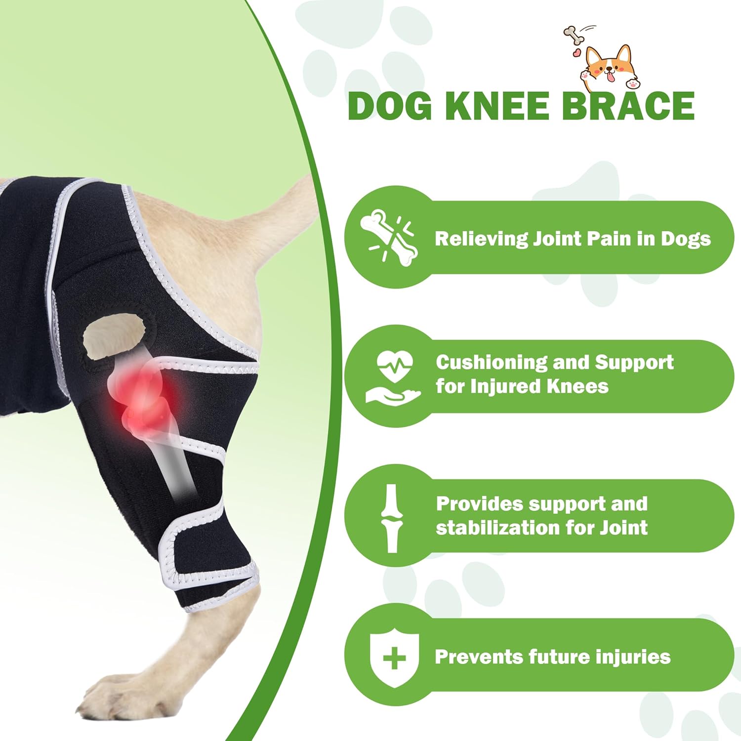 Dog Four-Legged Universal Arthritis Knee Brace