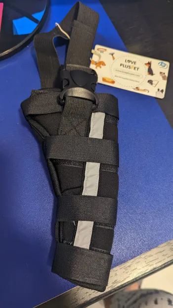 Hinged Dog Leg Brace review Diana S.