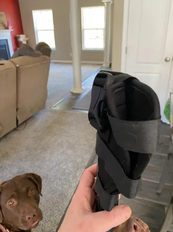 Hinged Dog Leg Brace review Brian Fox