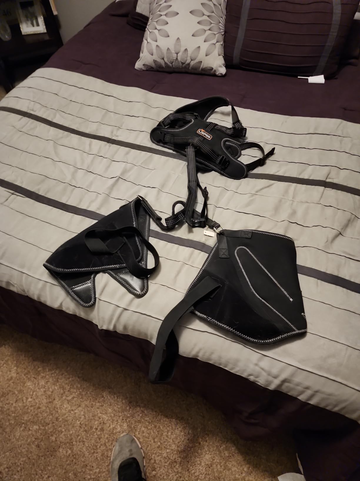 Dog Knee Brace with Metal Splint Hinge Support for ACL review Hugh Kennan 03