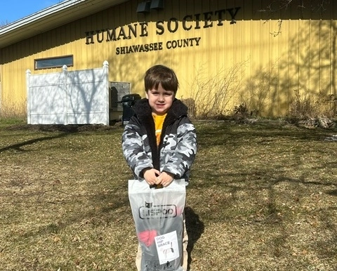 Donation from LOVEPLUSPET to HUMANE SOCIETY SHIAWASSEE COUNTY