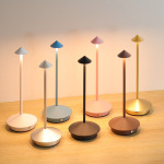 Getglow Modern Cordless Table Lamp Set of 2, Portable LED Desk Lamps,