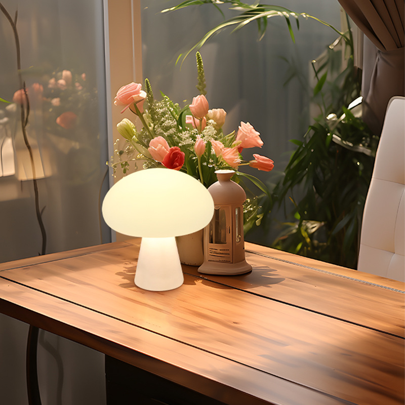 Getglow Luxury-feel Bedroom Mushroom Table Lamp