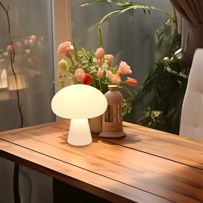 Getglow Luxury-feel Bedroom Mushroom Table Lamp 02