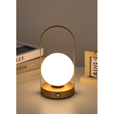 Bedroom Bedside Lamp Gold 01
