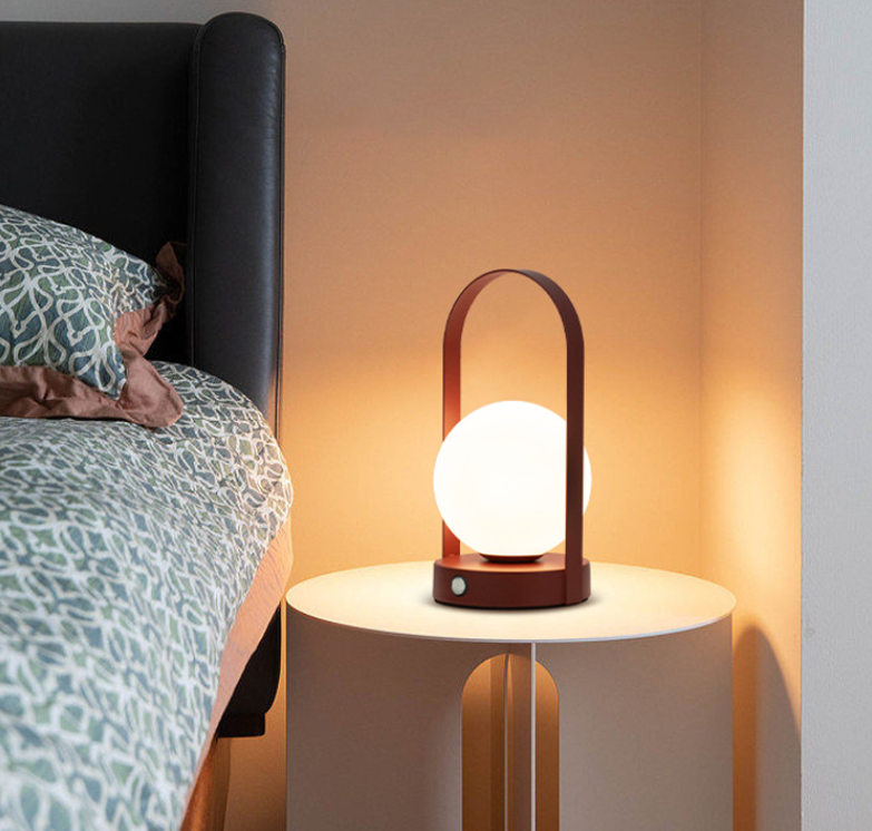 Bedroom Bedside Lamp Red