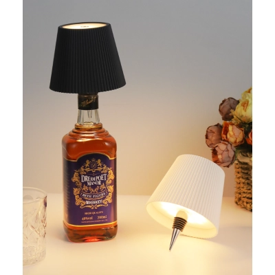 Bedroom Twill-Weave Insert Table Lamp Black 01