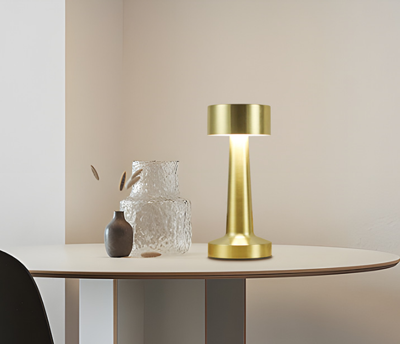 Getglow Barbell Lamp Gold