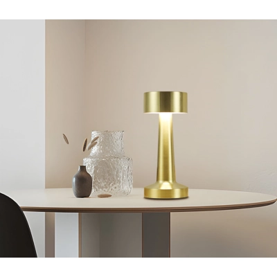 Getglow Barbell Lamp Gold 01