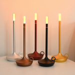 Getglow Candle-Style Metal Table Lamp with LED