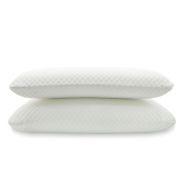 Standard Size Memory Foam Pillows Home Classics Bed Pillow Bundle 2 Pack