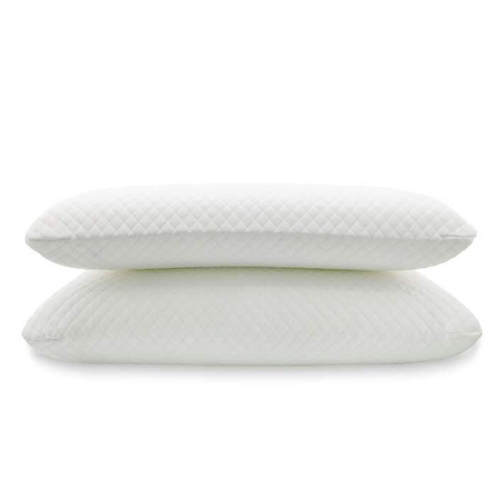 Standard Size Memory Foam Pillows Home Classics Bed Pillow Bundle 2 Pack