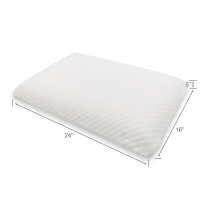 Standard Size Memory Foam Pillows Home Classics Bed Pillow Bundle 2 Pack