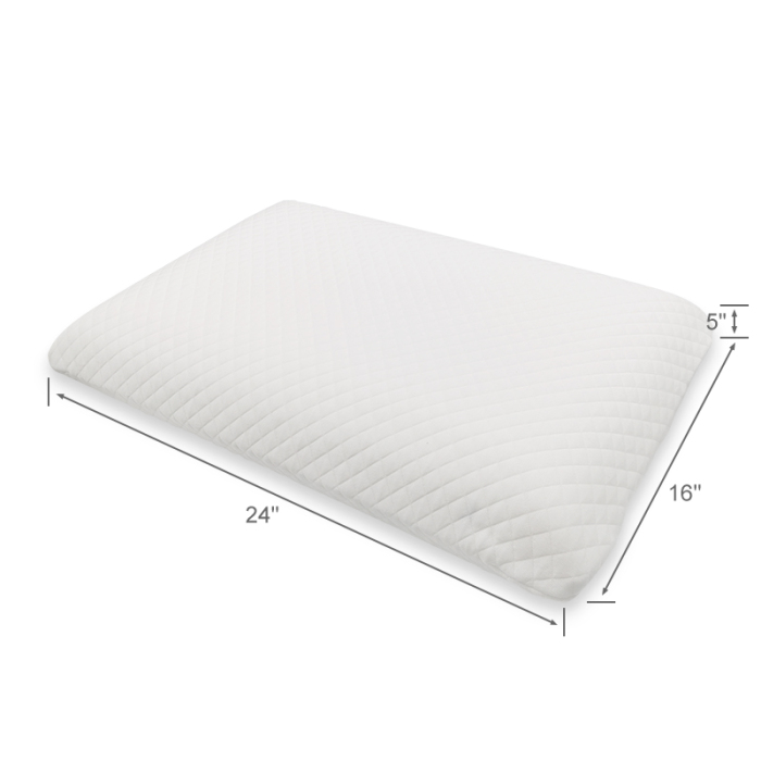 Standard Size Memory Foam Pillows Home Classics Bed Pillow Bundle 2 Pack