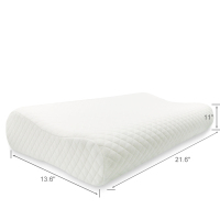 Standard Size Pillow Neck Memory Foam Pillows For Side Sleep Contour Bed Pillows