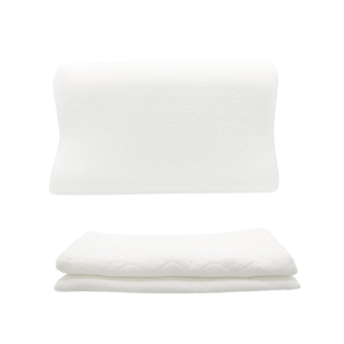 Washable Memory Pillow Cover For Wavy Bed Pillow 