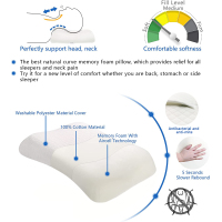 Contour Memory Foam Pillows For Neck Pain Cervical Pillow