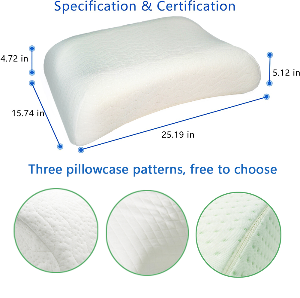 Best Contour Memory Foam Pillows For Neck Pain Cervical Pillow Arrontop