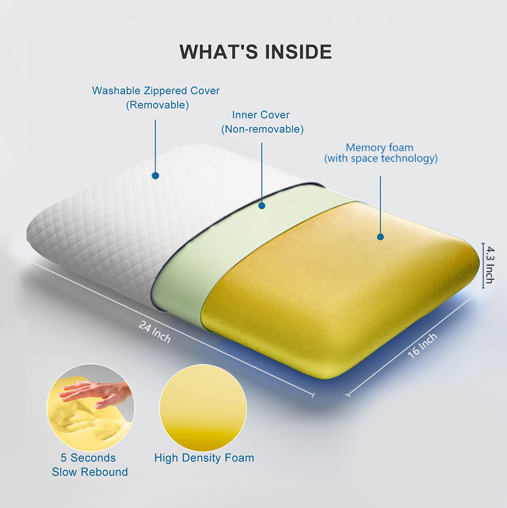 Dense foam 2025 pillow