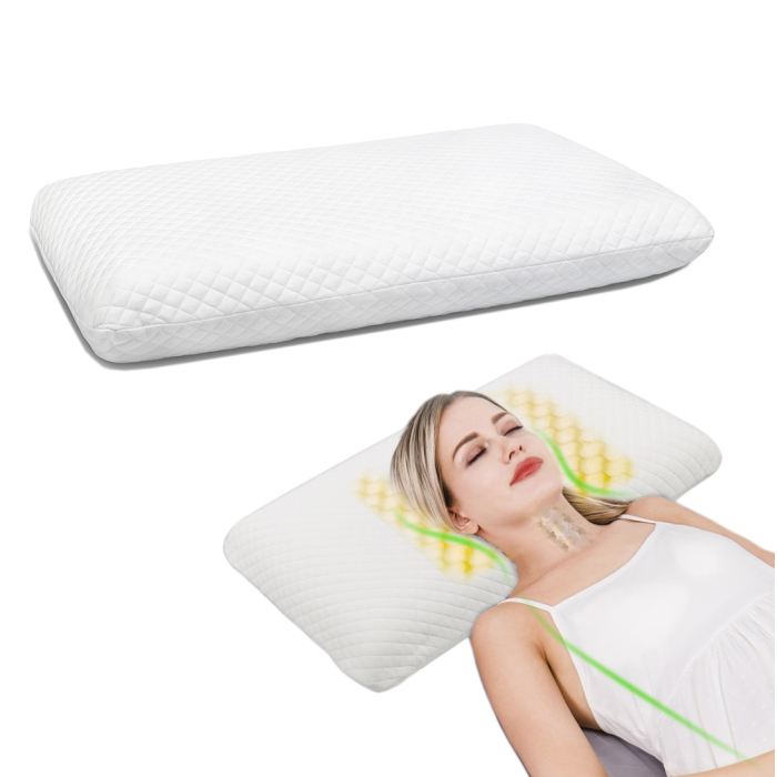 Cushion Lab Extra Dense Ergonomic Cervical Pillow for Firm Neck Support - Orthopedic Contour Pillow for Back / Side Sleeper Neck Relief, CertiPURUS