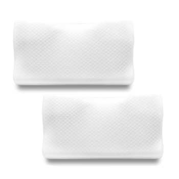 Cervical Memory Foam Pillows For Neck Pain Contour Pillow Bundle 2 Pack