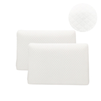 Standard Size Memory Foam Pillows Home Classics Bed Pillow Bundle 2 Pack