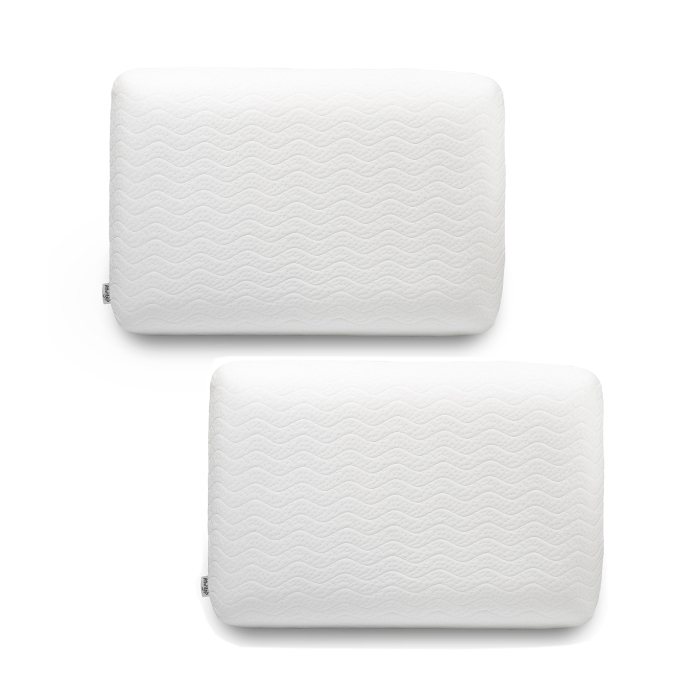 Standard Size Memory Foam Pillows Home Classics Bed Pillow Bundle 2 Pack