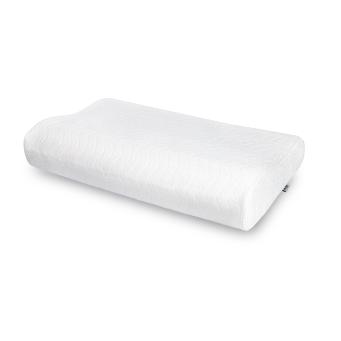 Standard Size Pillow Neck Memory Foam Pillows For Side Sleep Contour Bed Pillows Bundle 2 Pack