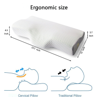 Cervical Memory Foam Pillows For Neck Pain Contour Pillow