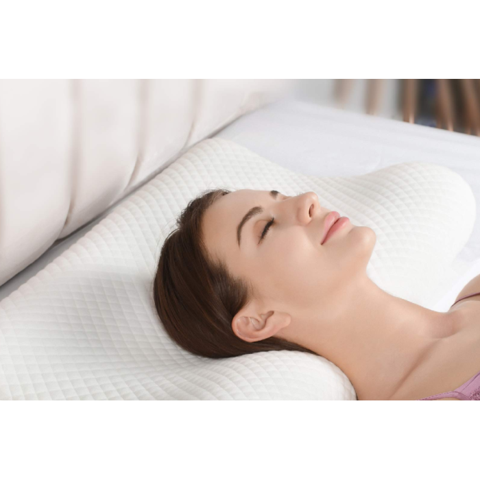 Arrontop Memory Foam Pillow Ergonomic Contour Orthopedic Bed Pillow for Side Back Stomach Sleeper