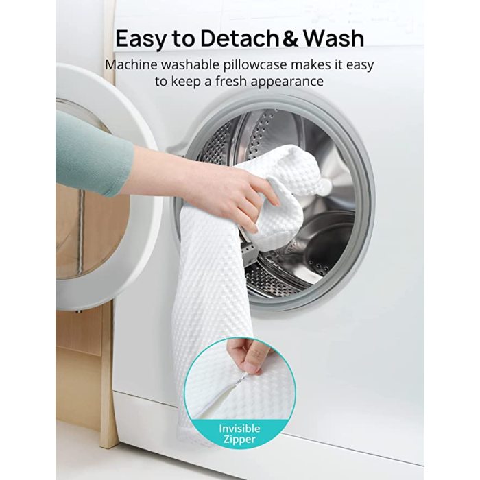 Arrontop Memory Foam Pillow Ergonomic Contour Orthopedic Bed Pillow for Side Back Stomach Sleeper