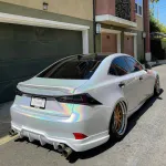 Rainbow Holographic White Car Vinyl Wrap