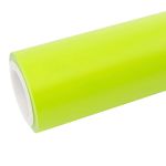Super Matte Fluorescent Yellow Car Vinyl Wrap 