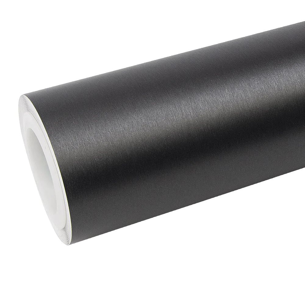 Aluko Grey Brushed Steel Vinyl Wrap 