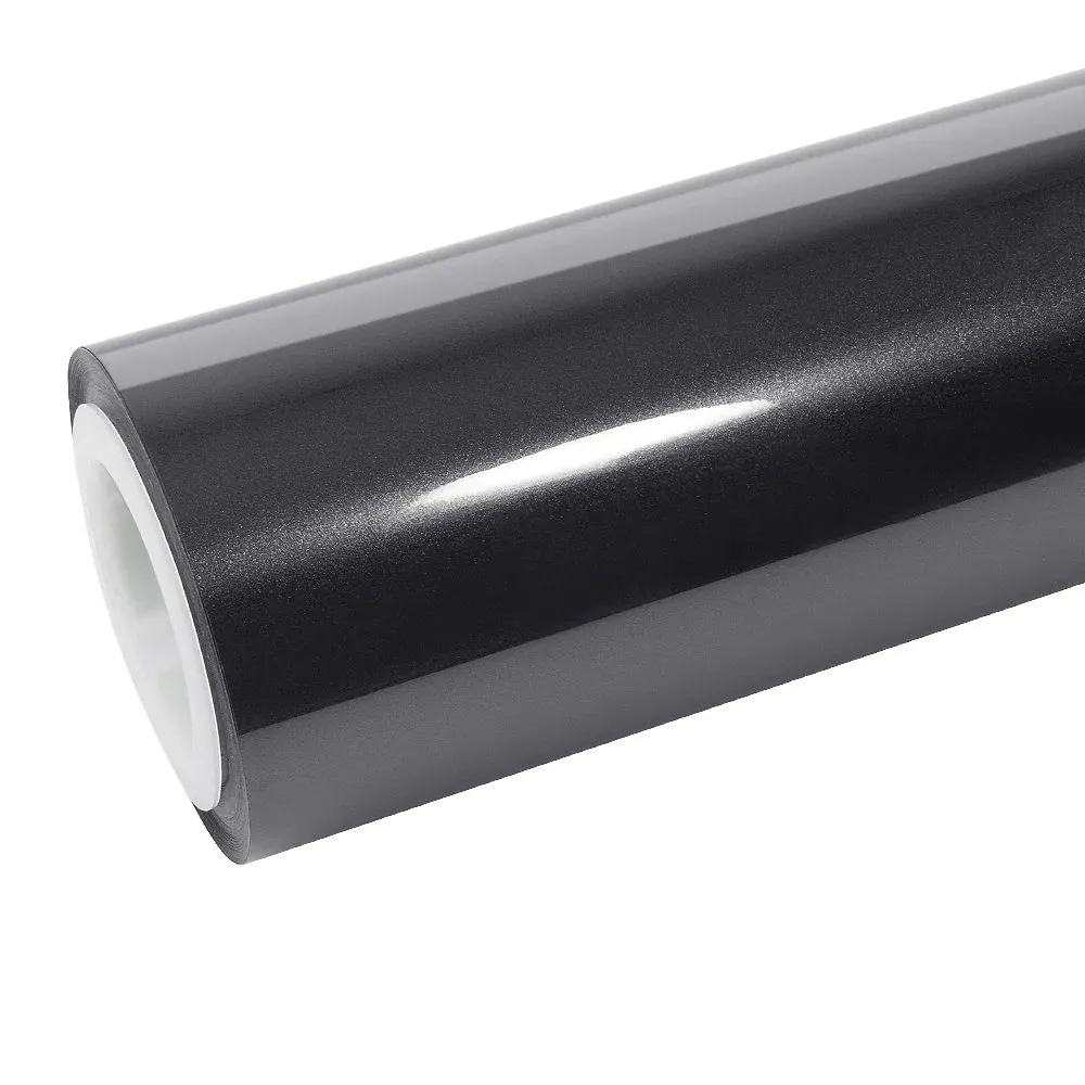 Gloss Metallic Graphite Gray Car Vinyl Wrap