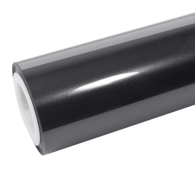 Gloss Metallic Graphite Gray Car Vinyl Wrap 01