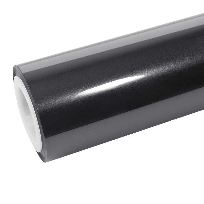 Gloss Metallic Graphite Gray Car Vinyl Wrap