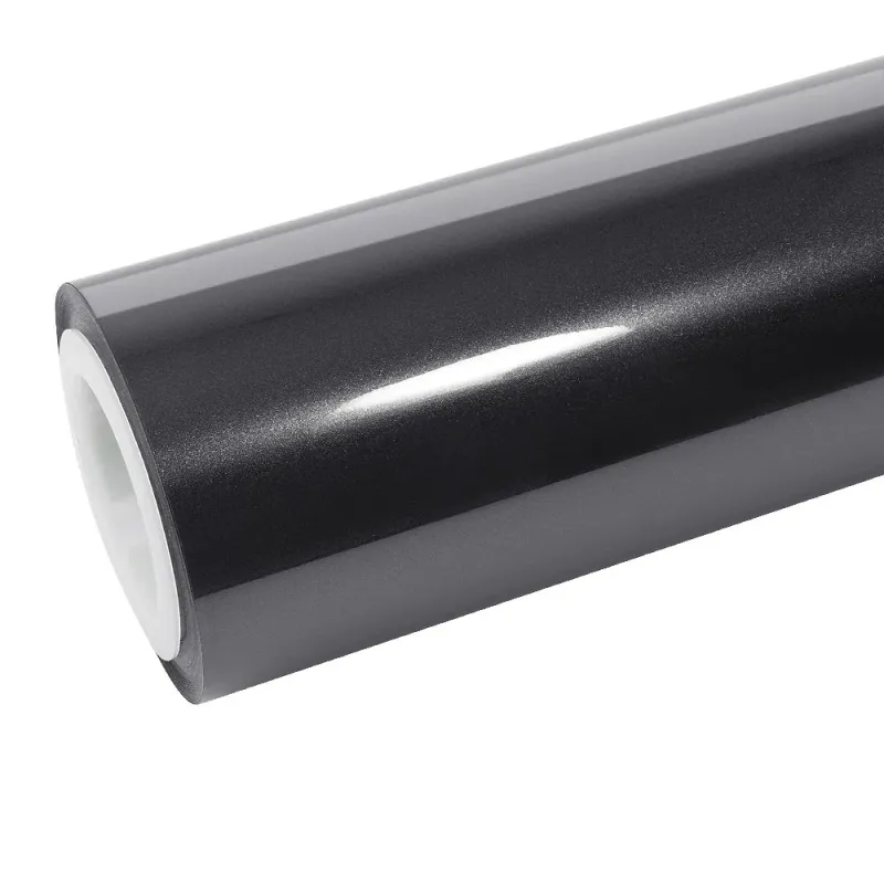 Gloss Metallic Graphite Gray Car Vinyl Wrap