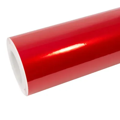Metal Paint Red Car Vinyl Wrap 01
